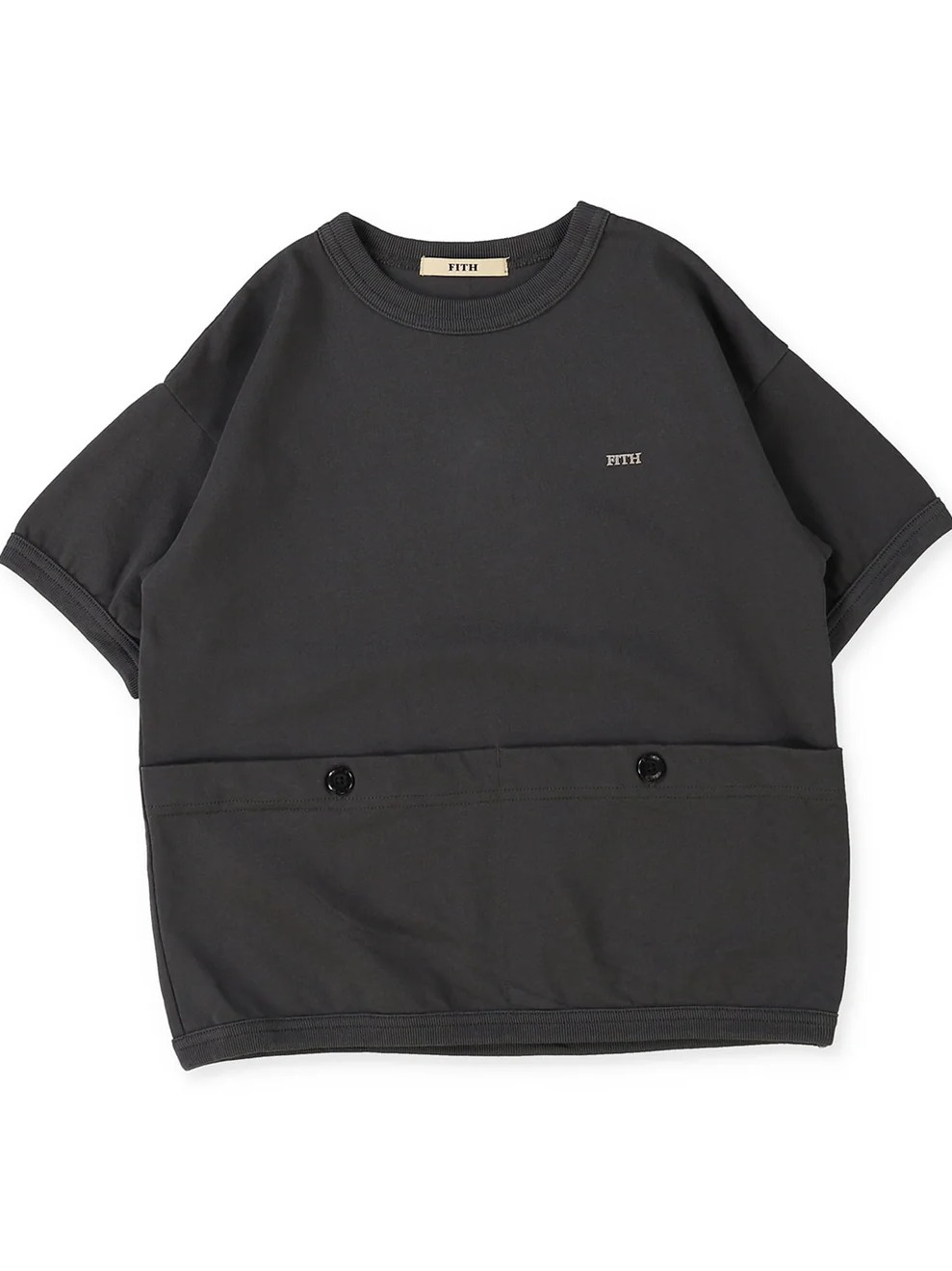 Smooth Cotton Jersey Pocket Tee