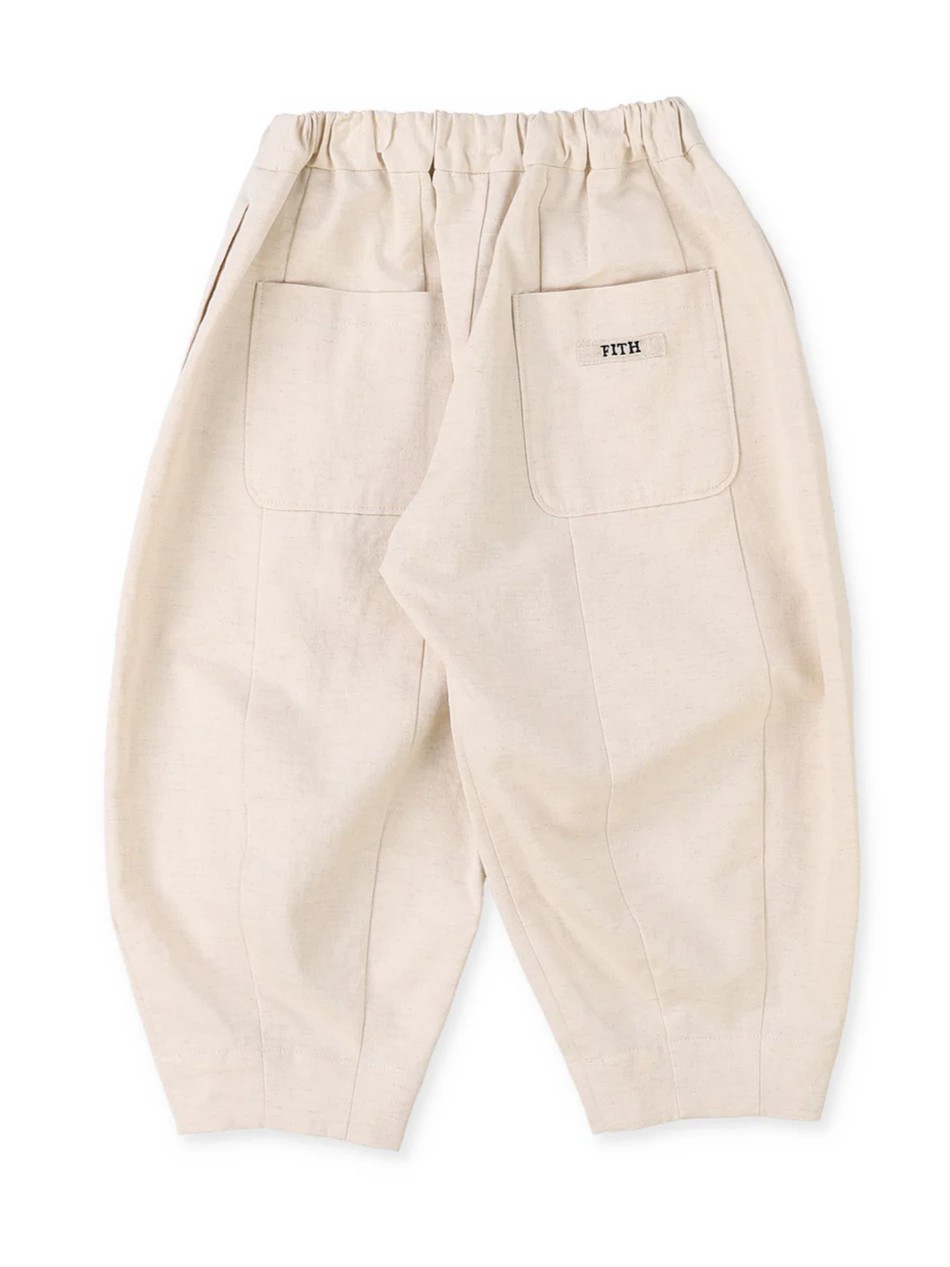 Cotton Linen Ballooned Pants