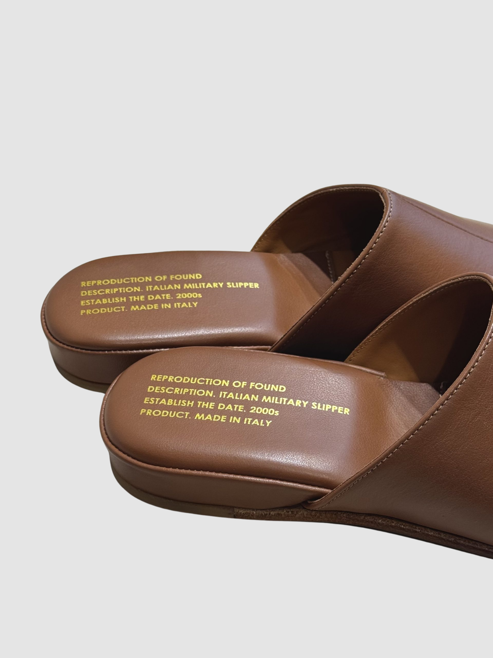 ITALIAN MILITARY SLIPPER 775FDL