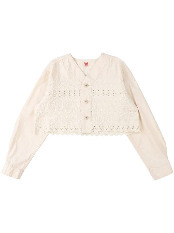 Cutwork Fatigue Short Jacket