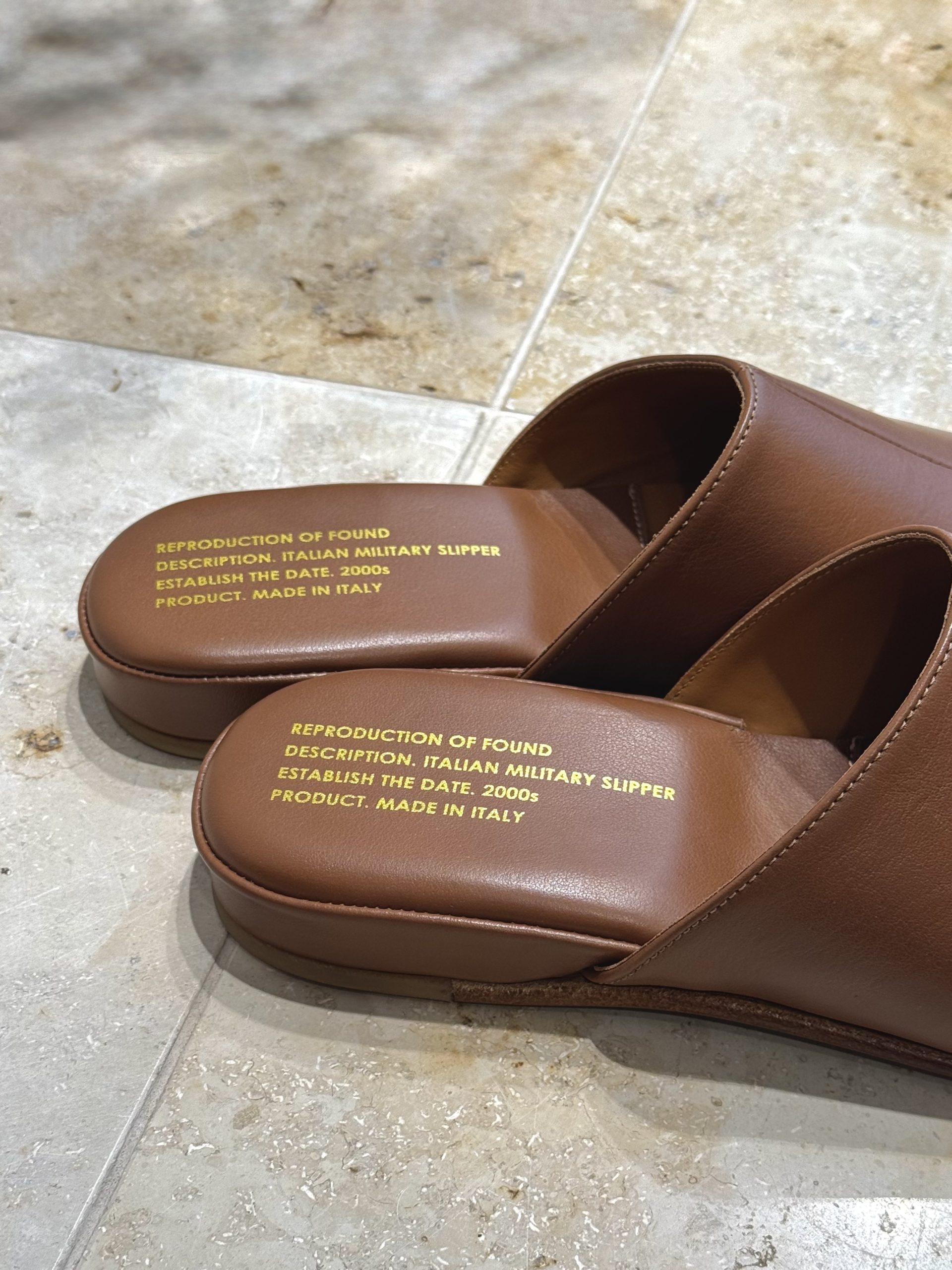 ITALIAN MILITARY SLIPPER 775FDL