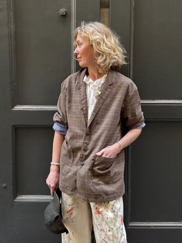Sparkle Glencheck Jacket
