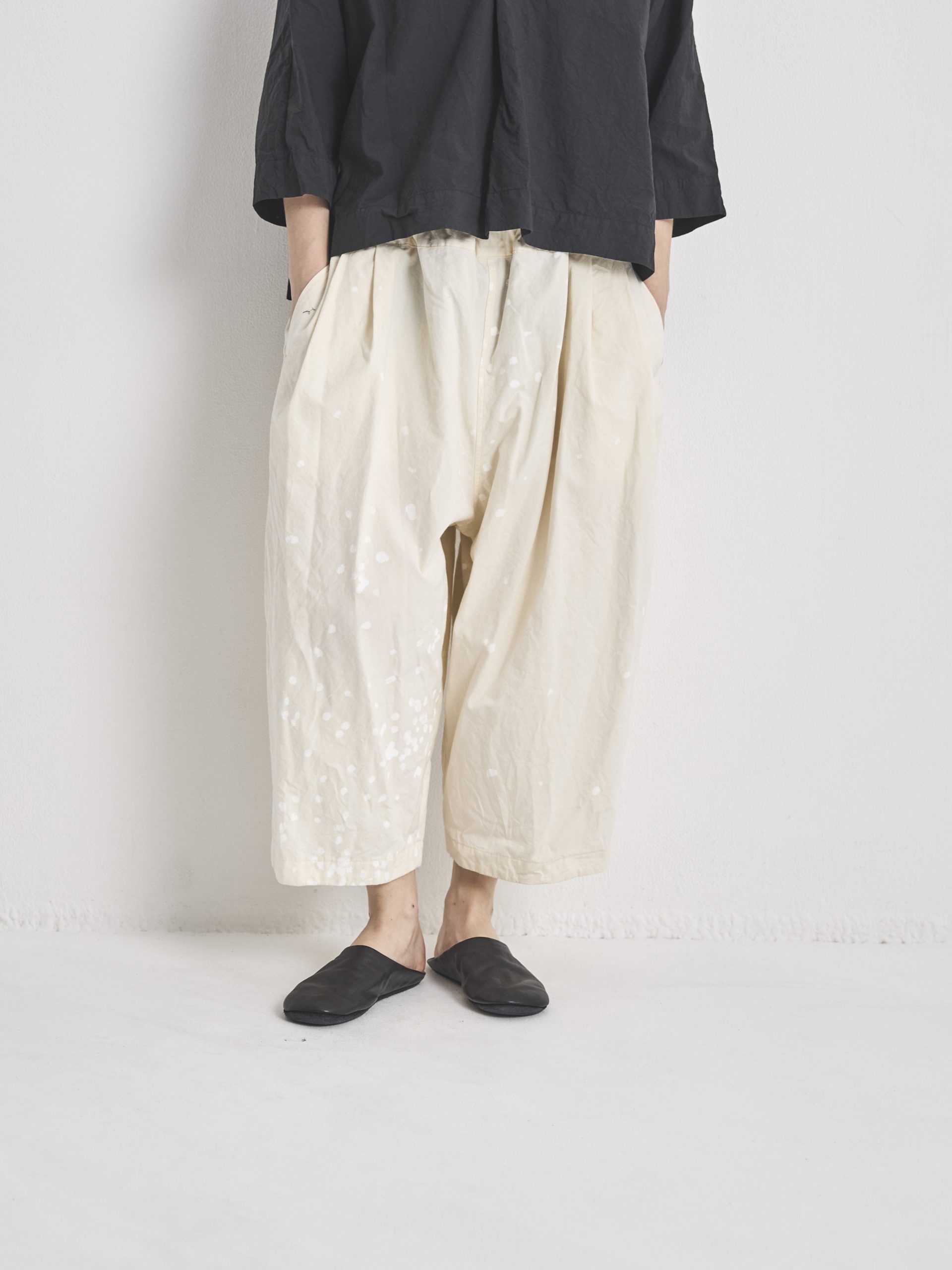Veritecoeur Paint Pattern Yoke Pants