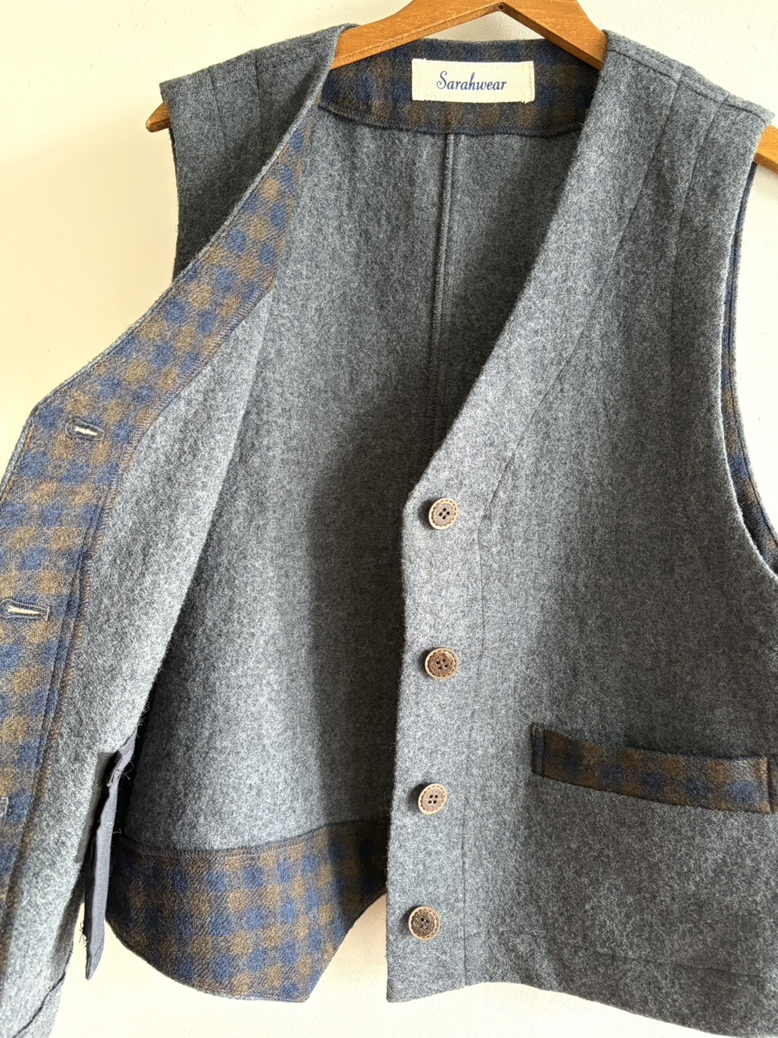 Sarahwear Sommelier Wool Vest
