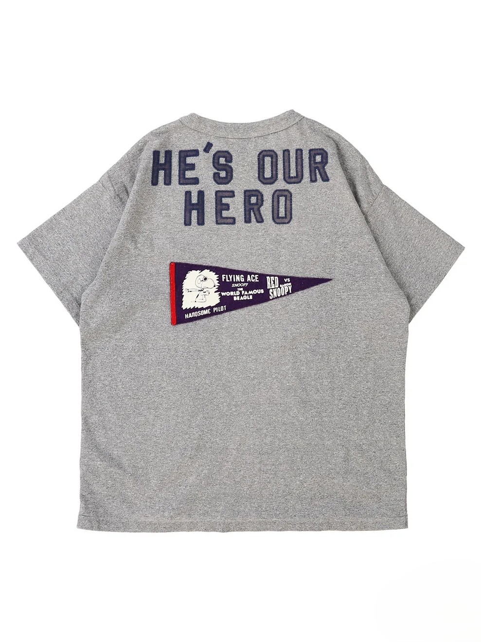 Vintage Cotton Jersey SNOOPY HERO Tee
