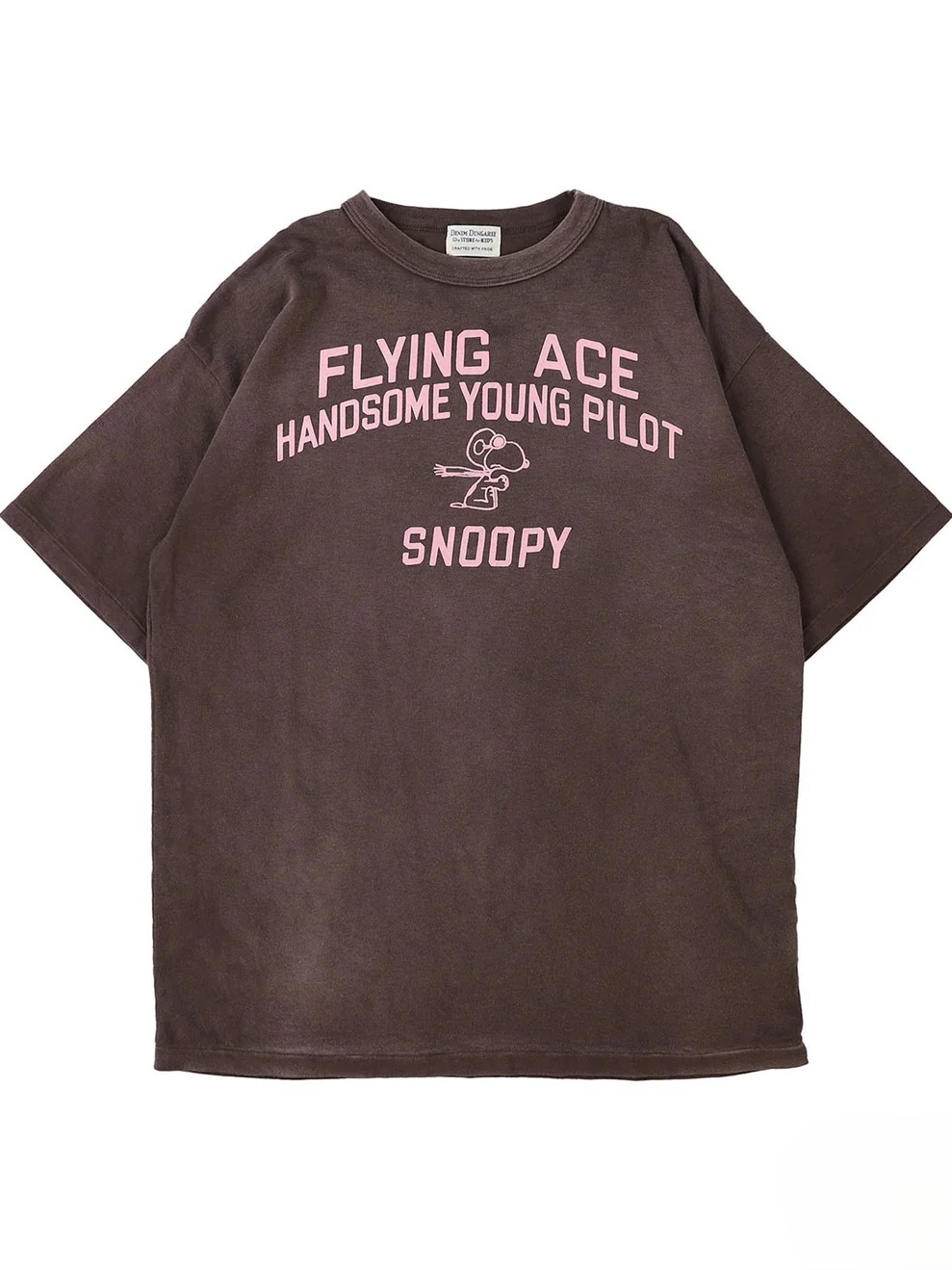 Vintage Cotton Jersey SNOOPY HERO Tee