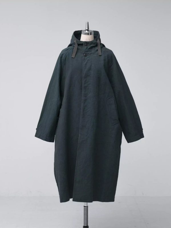 KAGURE Nuanced Drum-Dyed Coat