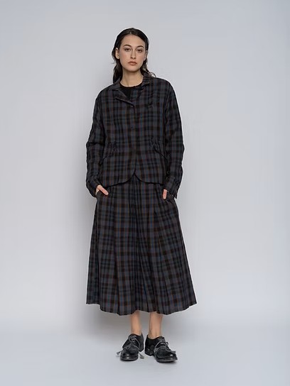 Aequamente Wool Tartan Jacket