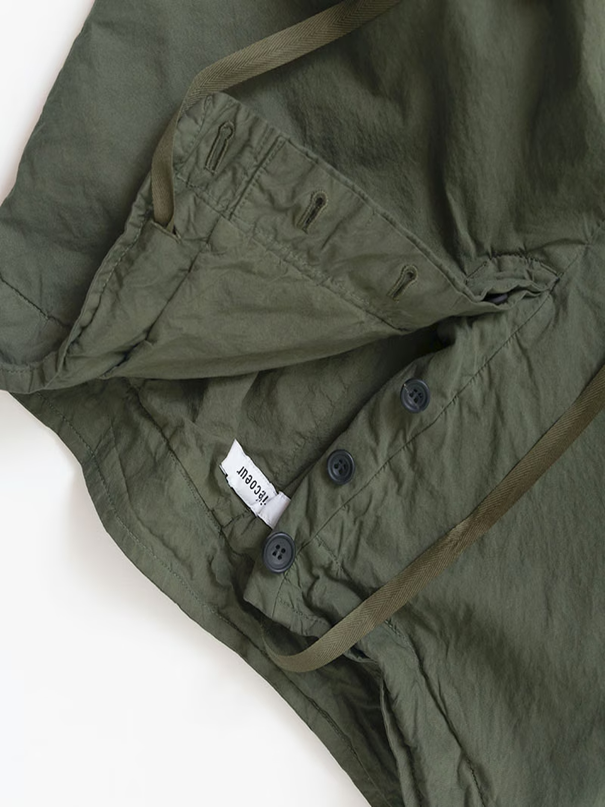 Veritecoeur Garment-Dyed Pants