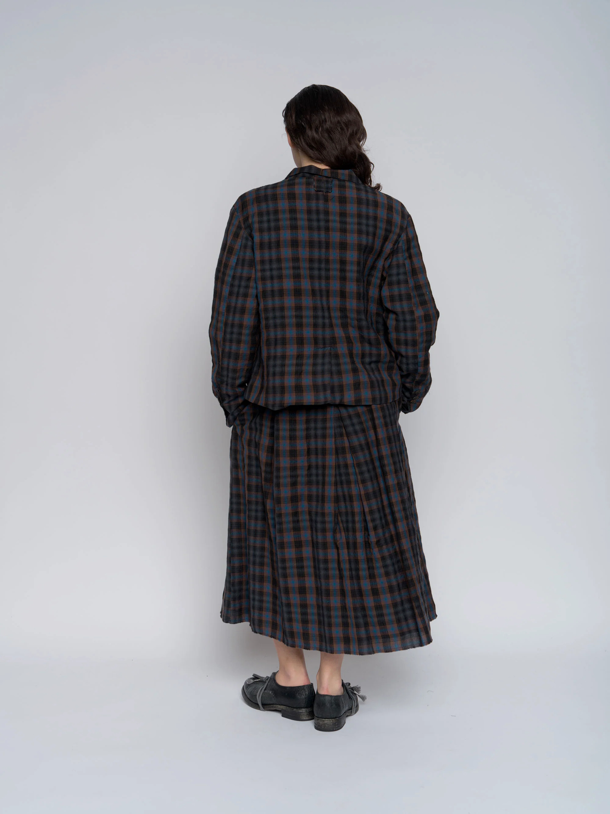 Aequamente Wool Tartan Jacket