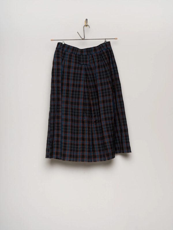 Aequamente Wool Tartan Skirt