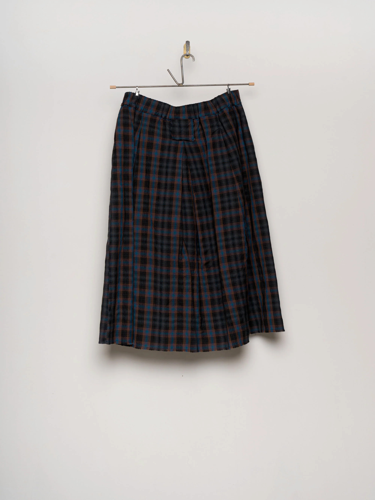 Aequamente Wool Tartan Skirt
