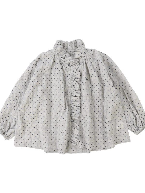 FITH Dot Ruffle Blouse