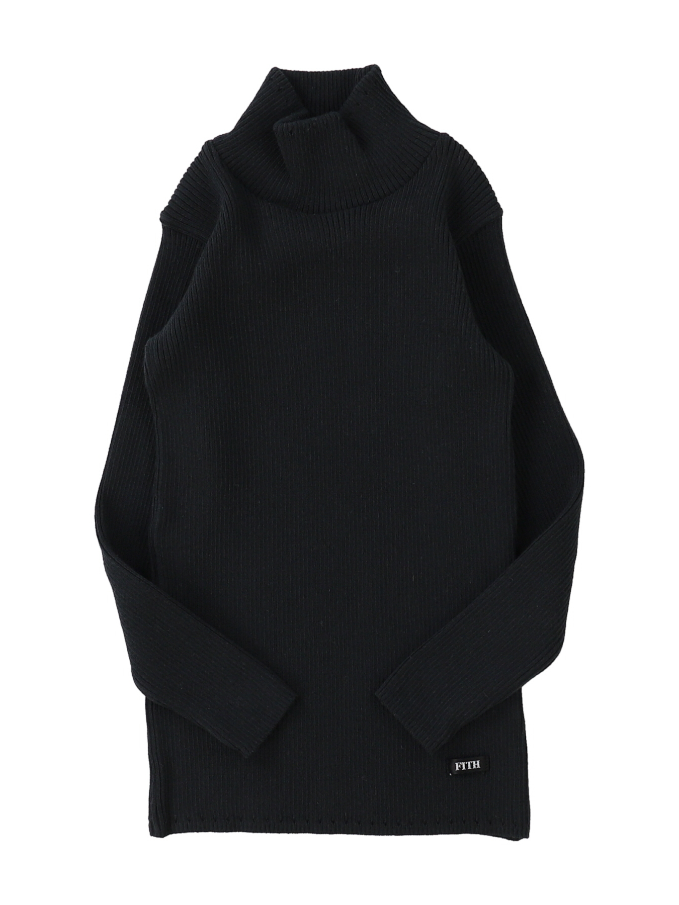 FITH Washable Cotton Turtleneck Knit
