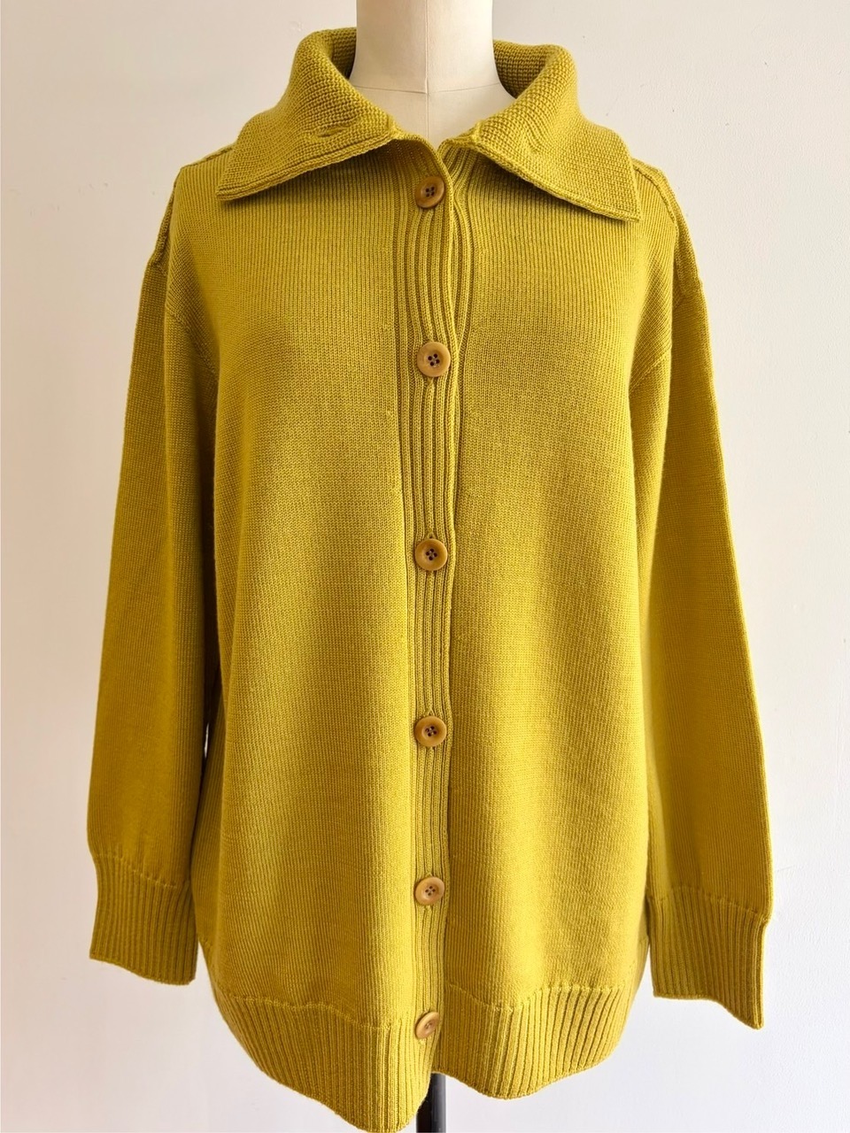 Extrafine Merino Wool Tunic Cardigan