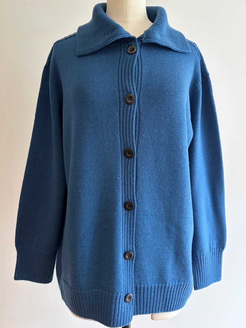 Extrafine Merino Wool Tunic Cardigan